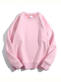 Soft Fleece Sweatshirt Women Sport Winter Clothes Warm Blue Round Neck Loose Pullovers Oversized Women Velvet Sweatshirt Black