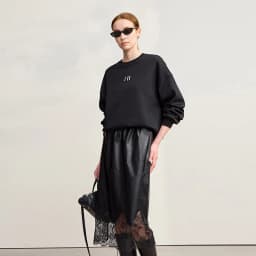 Amii Sweatshirt For Woman 2026 Winter New Casual Round Neck Long Sleeve Hoodie Women Loose Warm Pullover Versatile Top 12524080