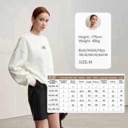 Amii Sweatshirt For Woman 2026 Winter New Casual Round Neck Long Sleeve Hoodie Women Loose Warm Pullover Versatile Top 12524080
