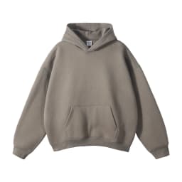 Custom LOGO men's 350G heavy autumn winter new cotton and polyester loose fleece sweater hooded sweatpants couple two-piece set