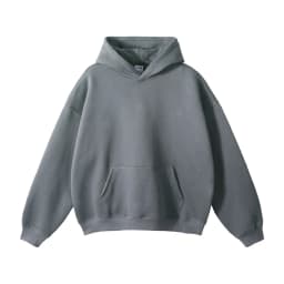Custom LOGO men's 350G heavy autumn winter new cotton and polyester loose fleece sweater hooded sweatpants couple two-piece set