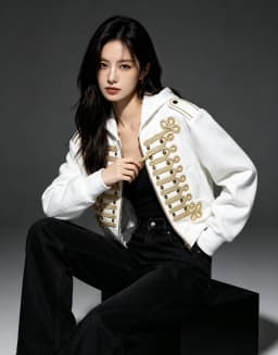 Punk Military Braided Trim Zip‑Up Hoodie Unisex Baggy Cropped Retro Alt Streetwear Outerwear Jacket