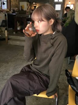 East Gate Street Style Casual Long Sleeve Hoodie T-Shirt Uniform Color Block Unusual Knot Vintage Polyester Women's Top