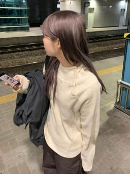East Gate Street Style Casual Long Sleeve Hoodie T-Shirt Uniform Color Block Unusual Knot Vintage Polyester Women's Top