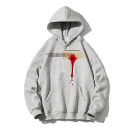 Retro American style hoodie for women with printed pattern high street punk Harajuku fashion casual American aesthetic mood girl