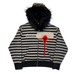 Retro American style hoodie for women with printed pattern high street punk Harajuku fashion casual American aesthetic mood girl