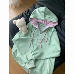 Preppy Syle Black Long Sleeve Zip Up Sweatshirts Coat Stand Neck Casual Y2k Tops Chic Casual Japanese Jacket Hoodies 2025 Women