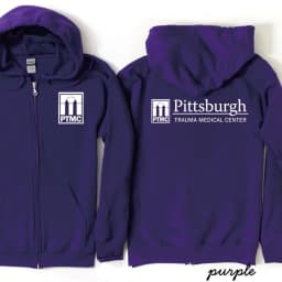 The Pitt PTMC Zipped Hoodie Pittsburgh Trauma Medical Center Hooded TV Series Sweatshirt Doctor Sweater Trendy Aesthetic Hoodies