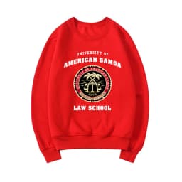 University of American Samoa Law School Sweatshirt Crewneck Unisex Pullovers Graphic Hoodies Women Streetwear Sweatshirts Tops