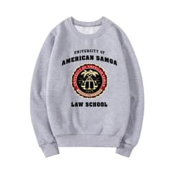 University of American Samoa Law School Sweatshirt Crewneck Unisex Pullovers Graphic Hoodies Women Streetwear Sweatshirts Tops