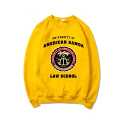 University of American Samoa Law School Sweatshirt Crewneck Unisex Pullovers Graphic Hoodies Women Streetwear Sweatshirts Tops