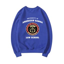 University of American Samoa Law School Sweatshirt Crewneck Unisex Pullovers Graphic Hoodies Women Streetwear Sweatshirts Tops