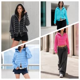 Goth Hip Hop Y2k Zip Up Hoodie Washed Vintage Double Row Silver Buckle Hoodie Sweatshirt All Match Harajuku Loose Hoodies Women