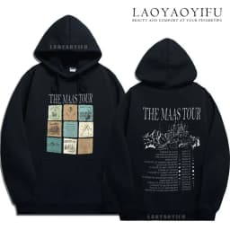 Sarah J. Maas World Tour Hoodie Throne of Glass TOG Shirt ACOTAR Sweatshirt Crescent City Fan Apparel Velaris Gifts Hoodies