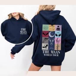Sarah J. Maas World Tour Hoodie Throne of Glass TOG Shirt ACOTAR Sweatshirt Crescent City Fan Apparel Velaris Gifts Hoodies