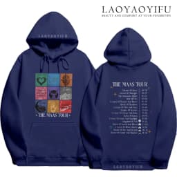 Sarah J. Maas World Tour Hoodie Throne of Glass TOG Shirt ACOTAR Sweatshirt Crescent City Fan Apparel Velaris Gifts Hoodies