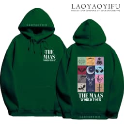 Sarah J. Maas World Tour Hoodie Throne of Glass TOG Shirt ACOTAR Sweatshirt Crescent City Fan Apparel Velaris Gifts Hoodies