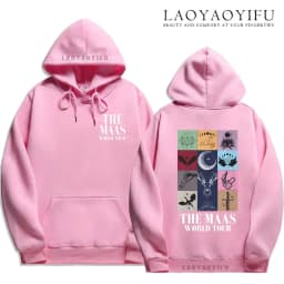 Sarah J. Maas World Tour Hoodie Throne of Glass TOG Shirt ACOTAR Sweatshirt Crescent City Fan Apparel Velaris Gifts Hoodies