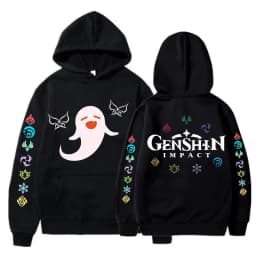 Genshin Impact Korean Style Y2k Hoodies Hu Tao Zhongli Vintage Streetwear Wanderer Faruzan Nahida Xiao Cartoon Gothic Sweatshirt