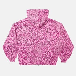 Women Chic Leopard Printed Y2k Hoodies Oversize Hooded Jackets Boyfriend Full Zipper Long Sleeve Casual Hip Hop Sweatshirts