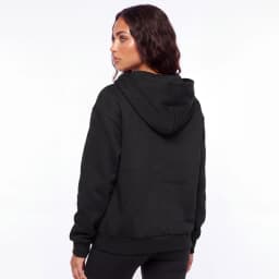 Y2k Fleece Hoodie Solid Hooded Korean Fashion Sweatshirts Long Sleeve Top Drawstring Pockets Loose Zipper Black Hoodies