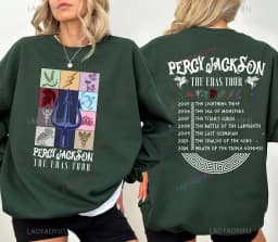 Percy Jackson The Eras Tour Hooded Greek God Mythology Symbol Camp Half Blood Chronicles Rick Riordan Bookish Sweatshirt Gift
