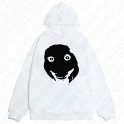 Fashion Kawaii Aesthetics Graphic Print Y2K Hooded Sweatshirt Hip Hop Punk Loose Long sleeve Top Rock Goth Vintage Chic Pullover