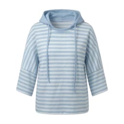 Women Striped Short Sleeve Hoodie Drawstring Drop Shoulder Loose Cropped Pullover Tops Casual Summer Fashion Streetwear Hoodies