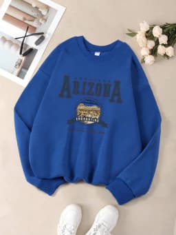 Casual Women Sweatshirts Chicago USA Letter Prints Pullover Fashion Crewneck Oversize Hoodie Fleece Warm Female Autumn Clothes