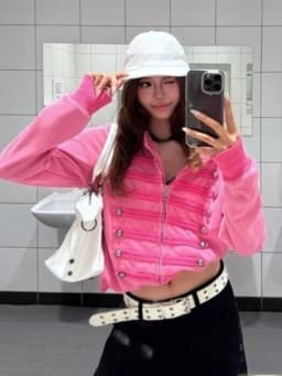 Harajuku Double-breasted Punk Casual Hoodie Y2k Aesthetic Autumn Slim Fit Zipper Hoody Women Streetwear Solid  Grunge Sweatshirt