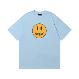 Drew House Print Short-Sleeve High-Street Casual Couple's Oversized T-Shirt