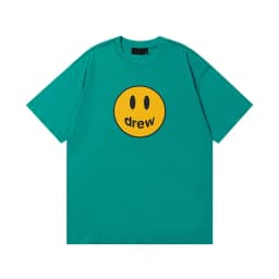 Drew House Print Short-Sleeve High-Street Casual Couple's Oversized T-Shirt