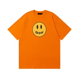 Drew House Print Short-Sleeve High-Street Casual Couple's Oversized T-Shirt