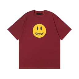 Drew House Print Short-Sleeve High-Street Casual Couple's Oversized T-Shirt