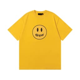 Drew House Print Short-Sleeve High-Street Casual Couple's Oversized T-Shirt