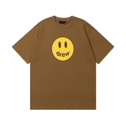 Drew House Print Short-Sleeve High-Street Casual Couple's Oversized T-Shirt