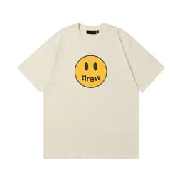 Drew House Print Short-Sleeve High-Street Casual Couple's Oversized T-Shirt