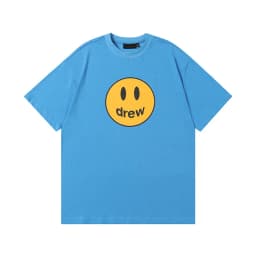 Drew House Print Short-Sleeve High-Street Casual Couple's Oversized T-Shirt