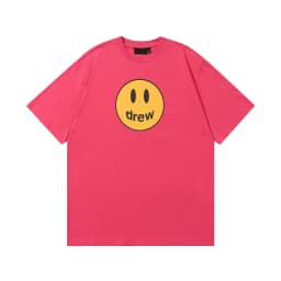 Drew House Print Short-Sleeve High-Street Casual Couple's Oversized T-Shirt