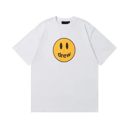 Drew House Print Short-Sleeve High-Street Casual Couple's Oversized T-Shirt