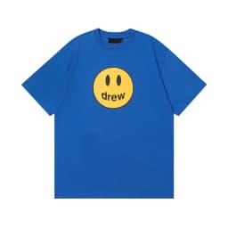 Drew House Print Short-Sleeve High-Street Casual Couple's Oversized T-Shirt