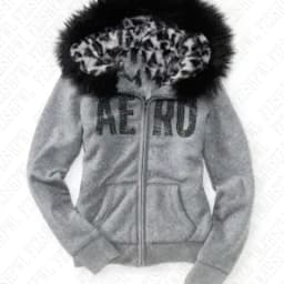 Y2k Hoodies Clothes Women Aesthetic Harajuku Fur Collar Leopard Print Zip Up Hoodies Graphic Retro Hip Hop Punk Streetwear EGirl