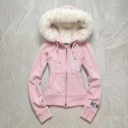 Winter Y2K Punk Vintage Gray Fleece Hoodie Women Plush Lined Zip Sweatshirt Retro Grunge Streetwear Hot Girl Oversized Jacket