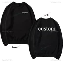 New 2025 Your OWN Design Brand Picture Custom Men Women DIY Hoodie Sweatshirts Hoody Clothing Multicolour Loose Fashion