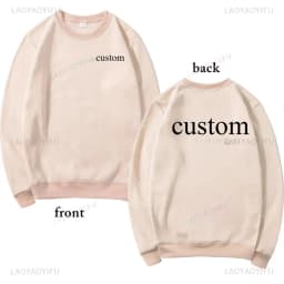 New 2025 Your OWN Design Brand Picture Custom Men Women DIY Hoodie Sweatshirts Hoody Clothing Multicolour Loose Fashion