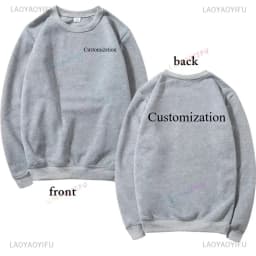 New 2025 Your OWN Design Brand Picture Custom Men Women DIY Hoodie Sweatshirts Hoody Clothing Multicolour Loose Fashion