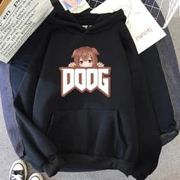 English VTuber Inugami Korone Hoodie Women Anime Kawaii Hoodies Unisex Autumn Winter Harajuku Hooded Sweatshirts Bluzy