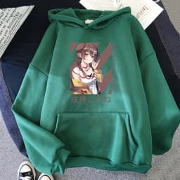 English VTuber Inugami Korone Hoodie Women Anime Kawaii Hoodies Unisex Autumn Winter Harajuku Hooded Sweatshirts Bluzy