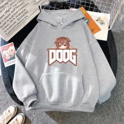 English VTuber Inugami Korone Hoodie Women Anime Kawaii Hoodies Unisex Autumn Winter Harajuku Hooded Sweatshirts Bluzy