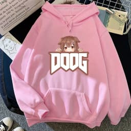 English VTuber Inugami Korone Hoodie Women Anime Kawaii Hoodies Unisex Autumn Winter Harajuku Hooded Sweatshirts Bluzy